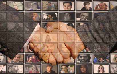 Handshake Collage of Faces
